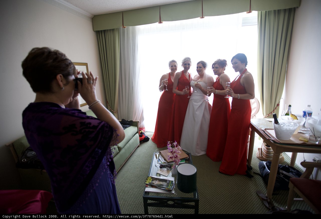 Bridesmaid Photoshoot in the Hotel Room