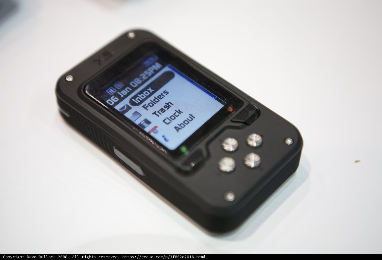 Time Display on Mobile Phone