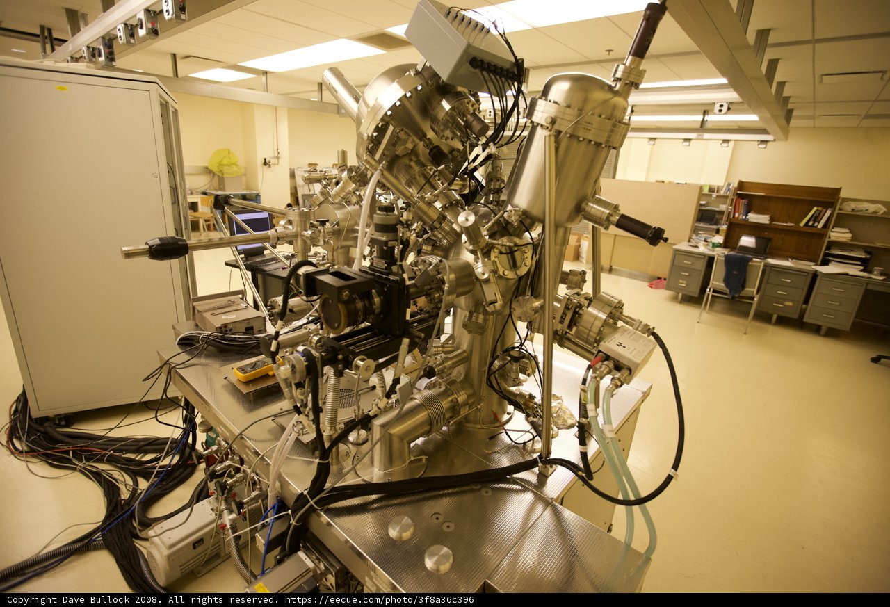 Complex Machinery in a High-Tech Workshop