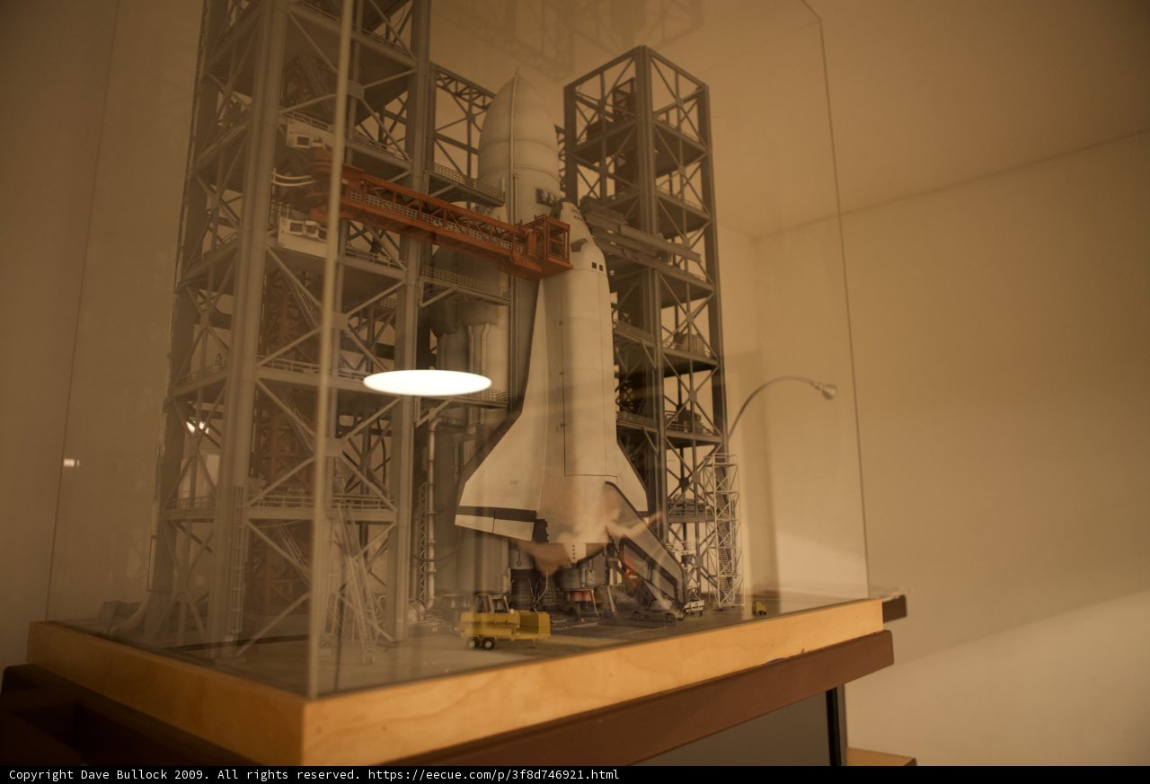 Space Shuttle Model on Display
