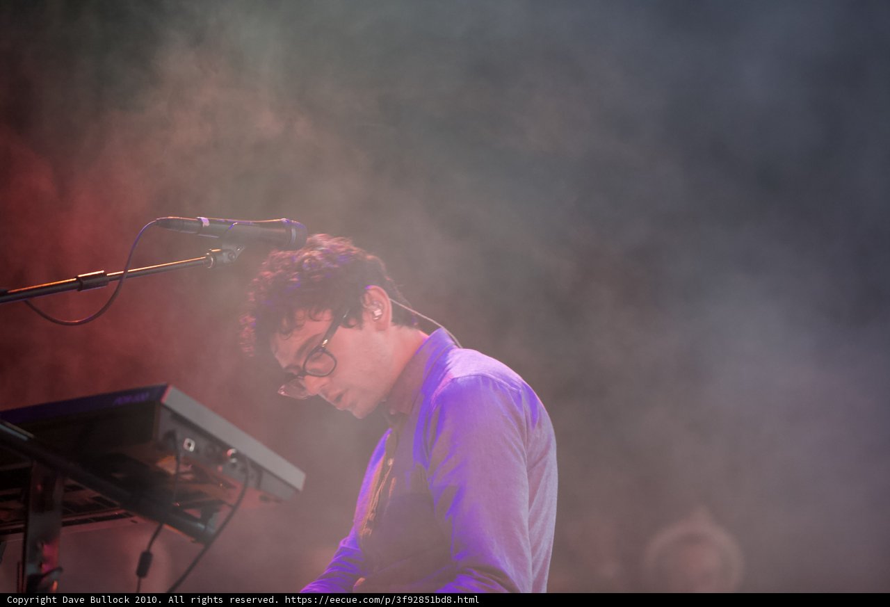 Benjamin Goldwasser Rocks the Keyboard at Coachella 2010
