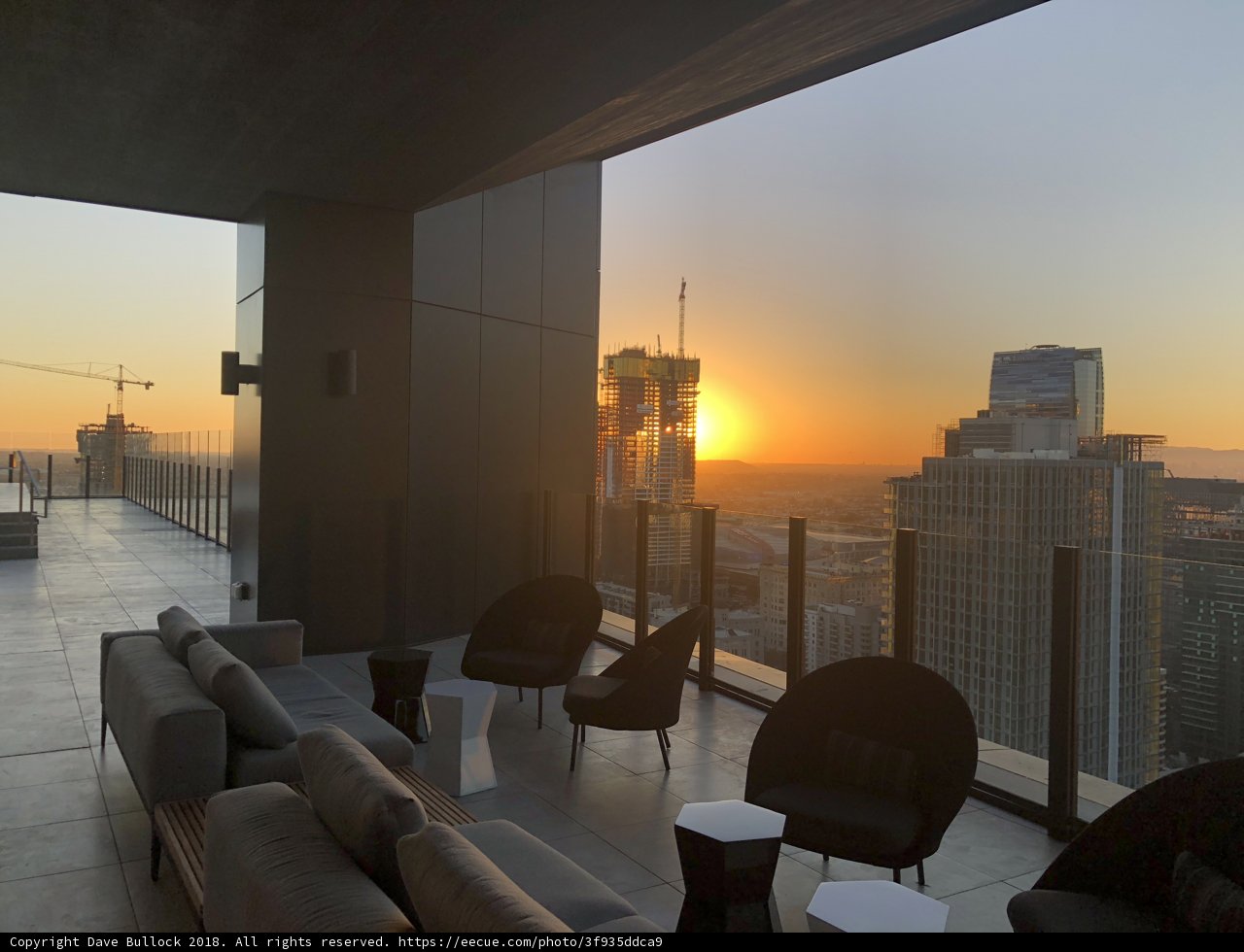 Rooftop Living: Sunset in the Las Vegas Metropolis