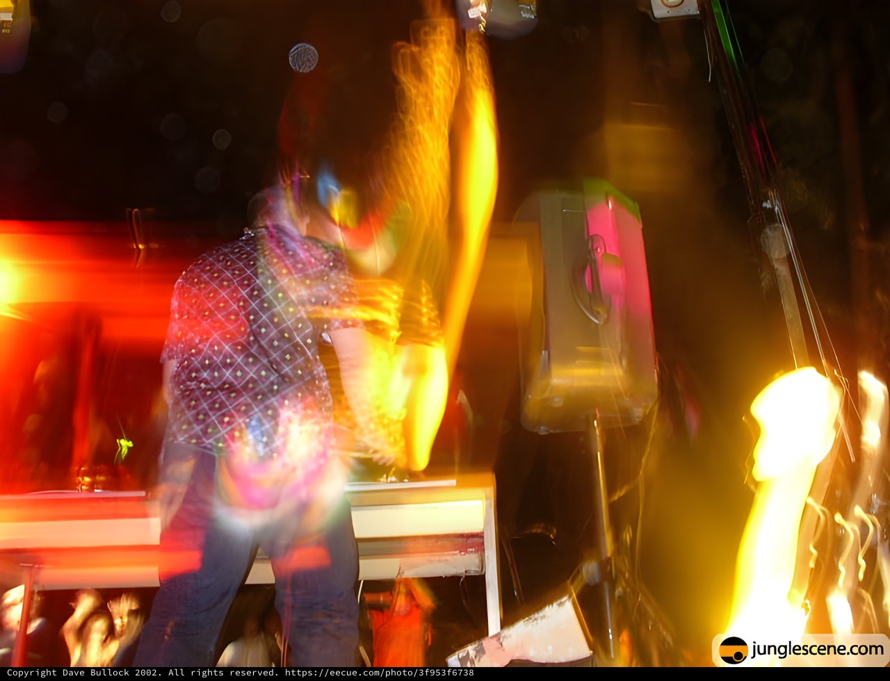 Motion-Blurred Musician Performance with Stage Lighting