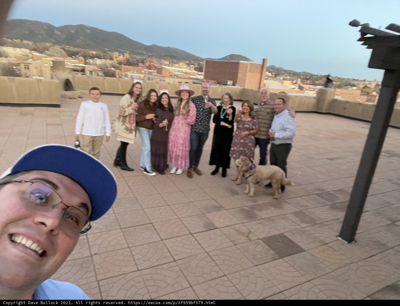 Rooftop Portrait in Santa Fe