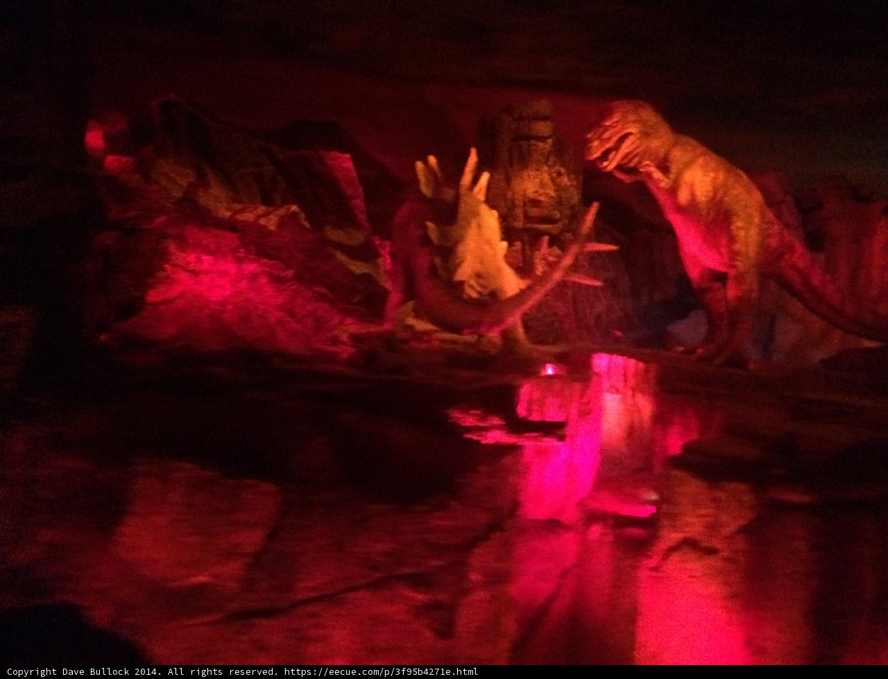 The Glowing Dinosaur in the Cave