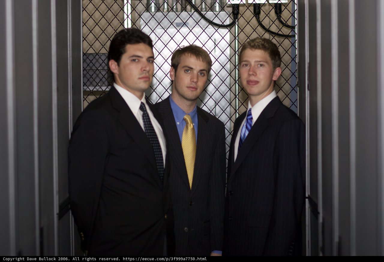 Three Dapper Gents in Power Suits