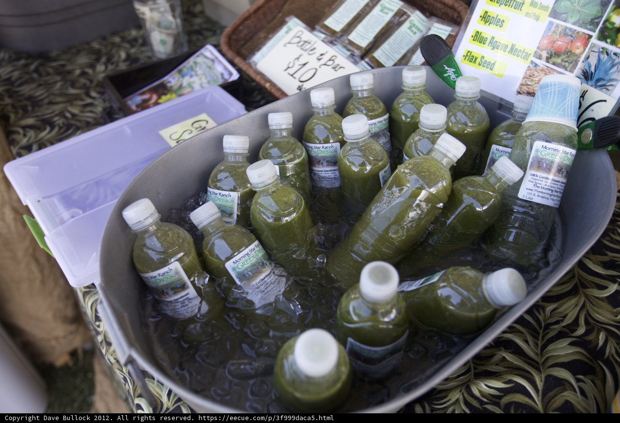 Refreshing Green Drinks at Coachella