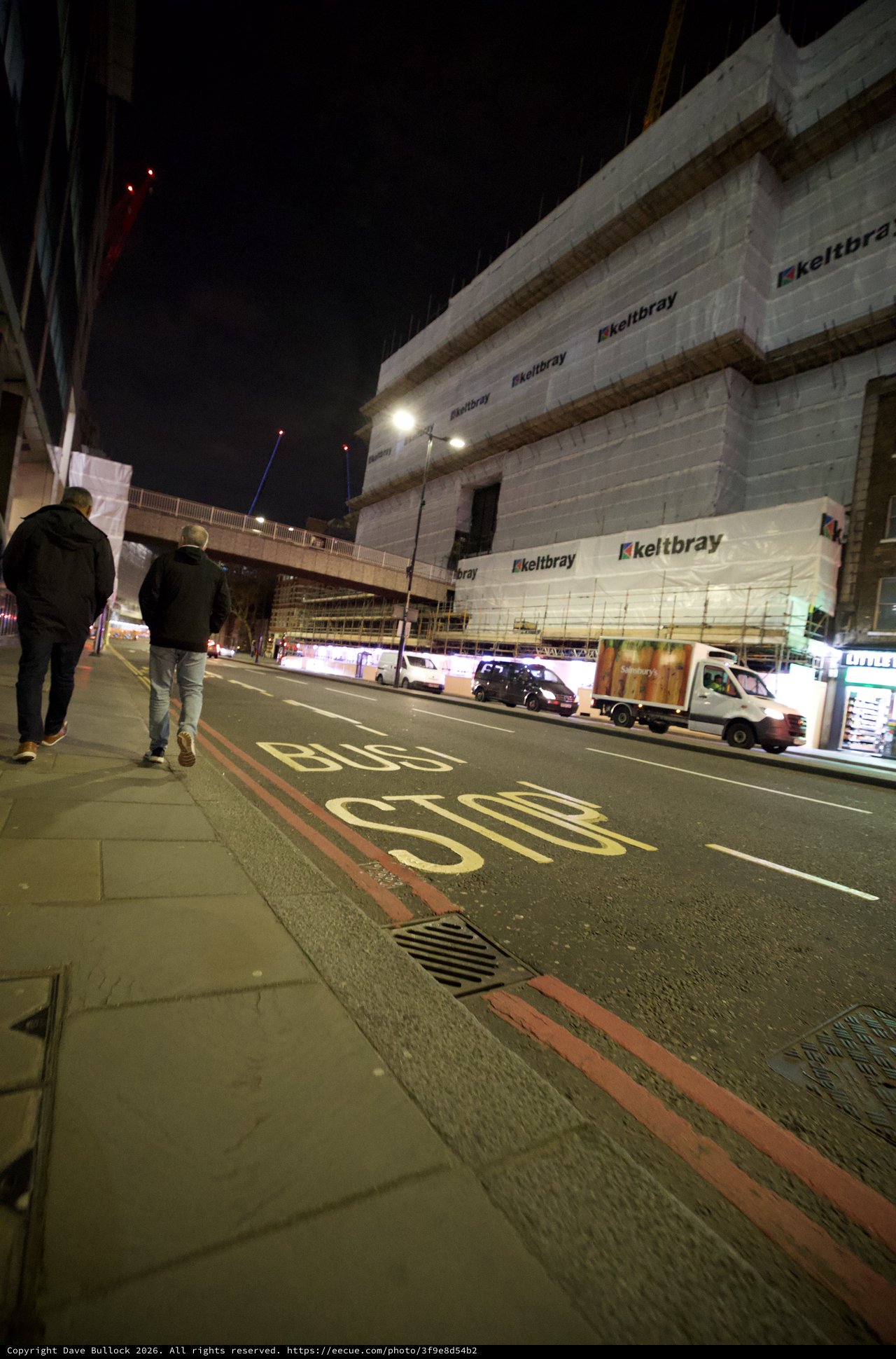 Night Construction at Kelibray Development Site in London