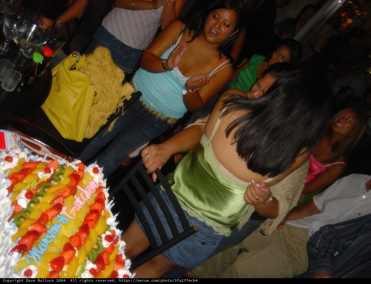 Naomi Osaka Celebrating with Birthday Cake and Bags