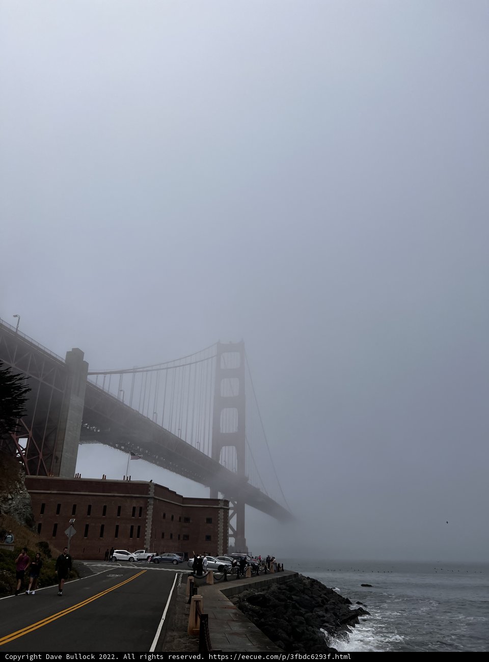 Foggy Day at Fort Point Bridge