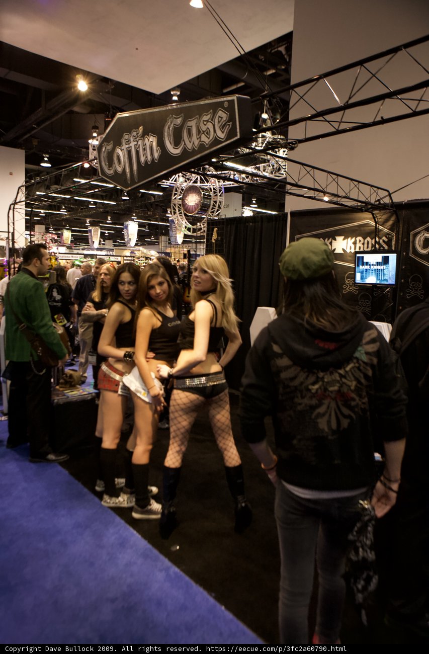 Lingerie Models at the Consumer Electronics Show