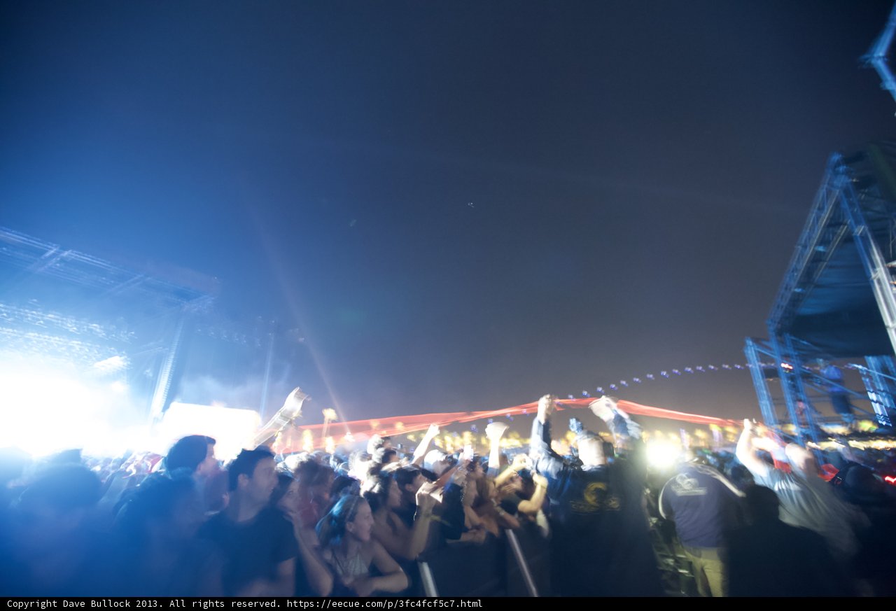 Spotlight on an Electric Crowd