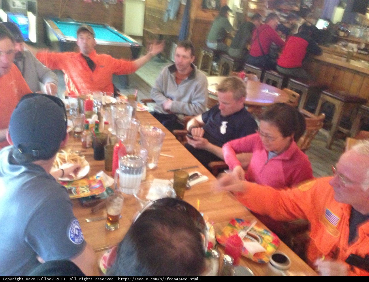 Dining at the June Lake Restaurant