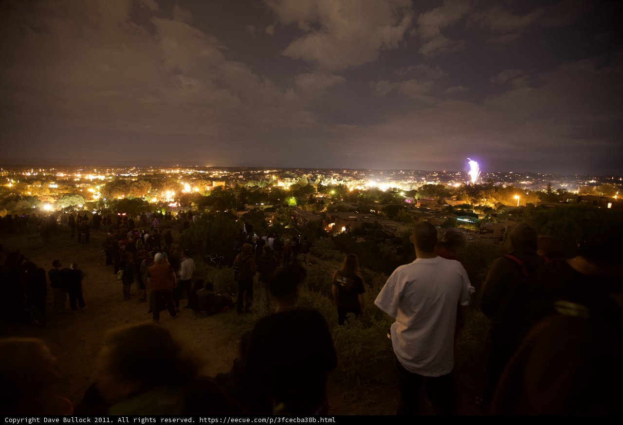 Nighttime Vigil on the Santa Fe Hill