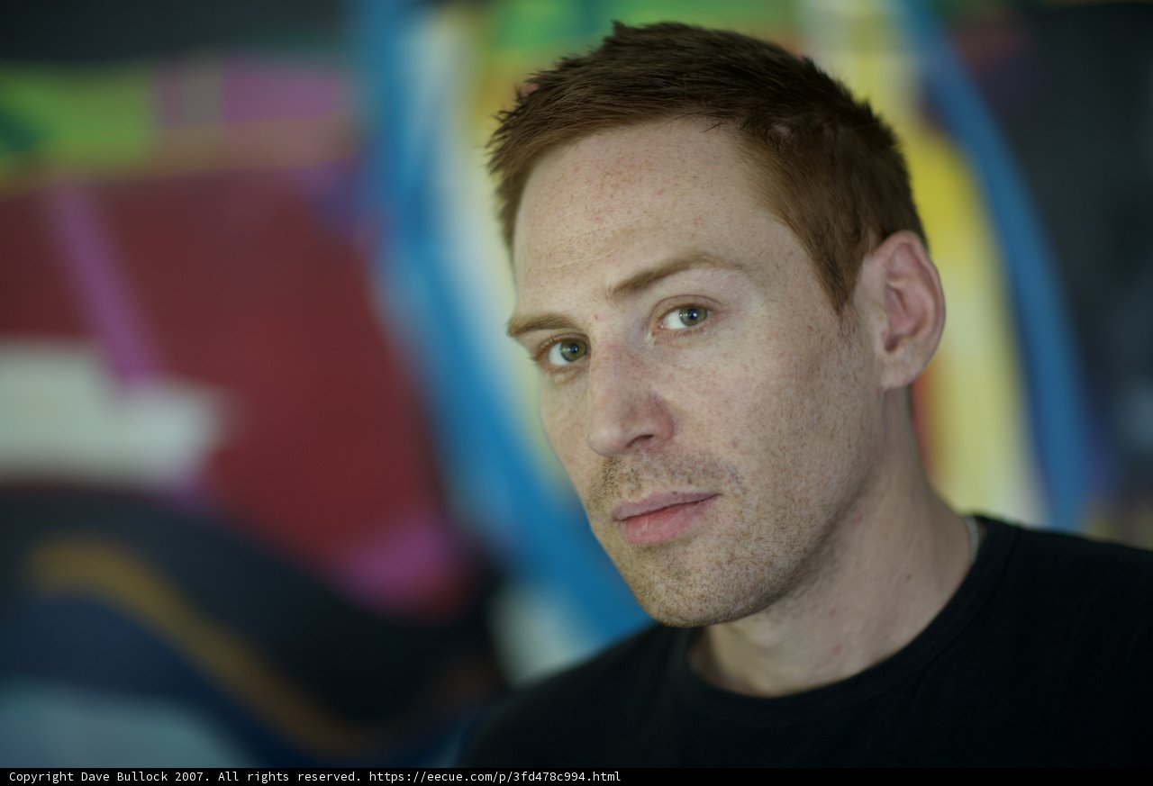 Smiling Man with Freckles