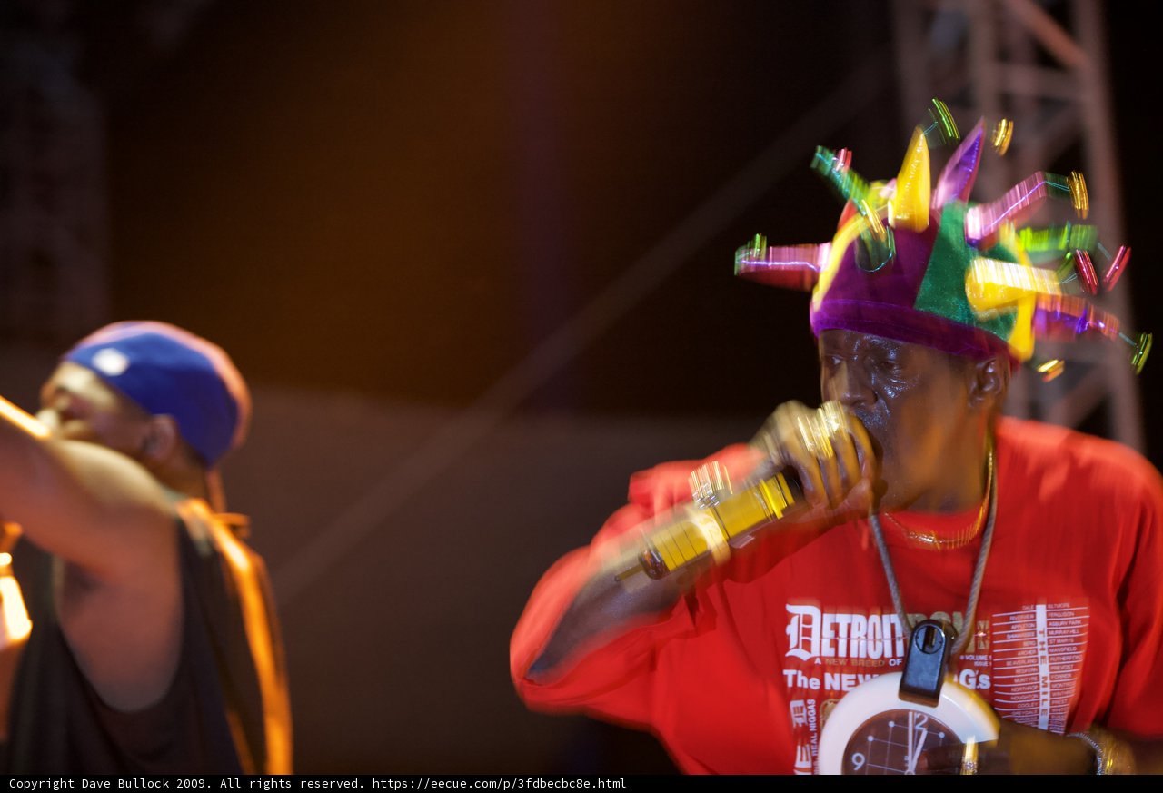 Vibrant Hat on Stage