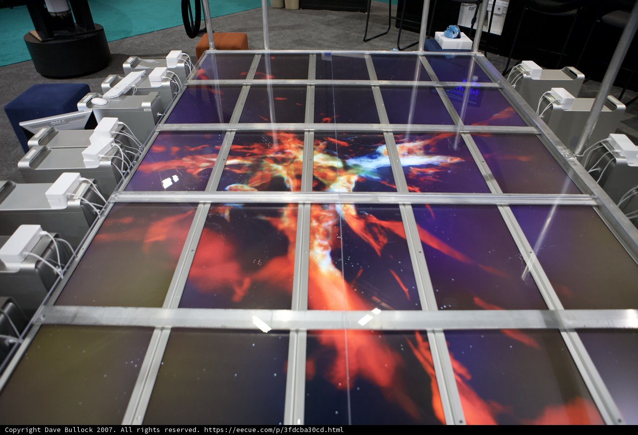 Artistic Tabletop: A Painting on Glass