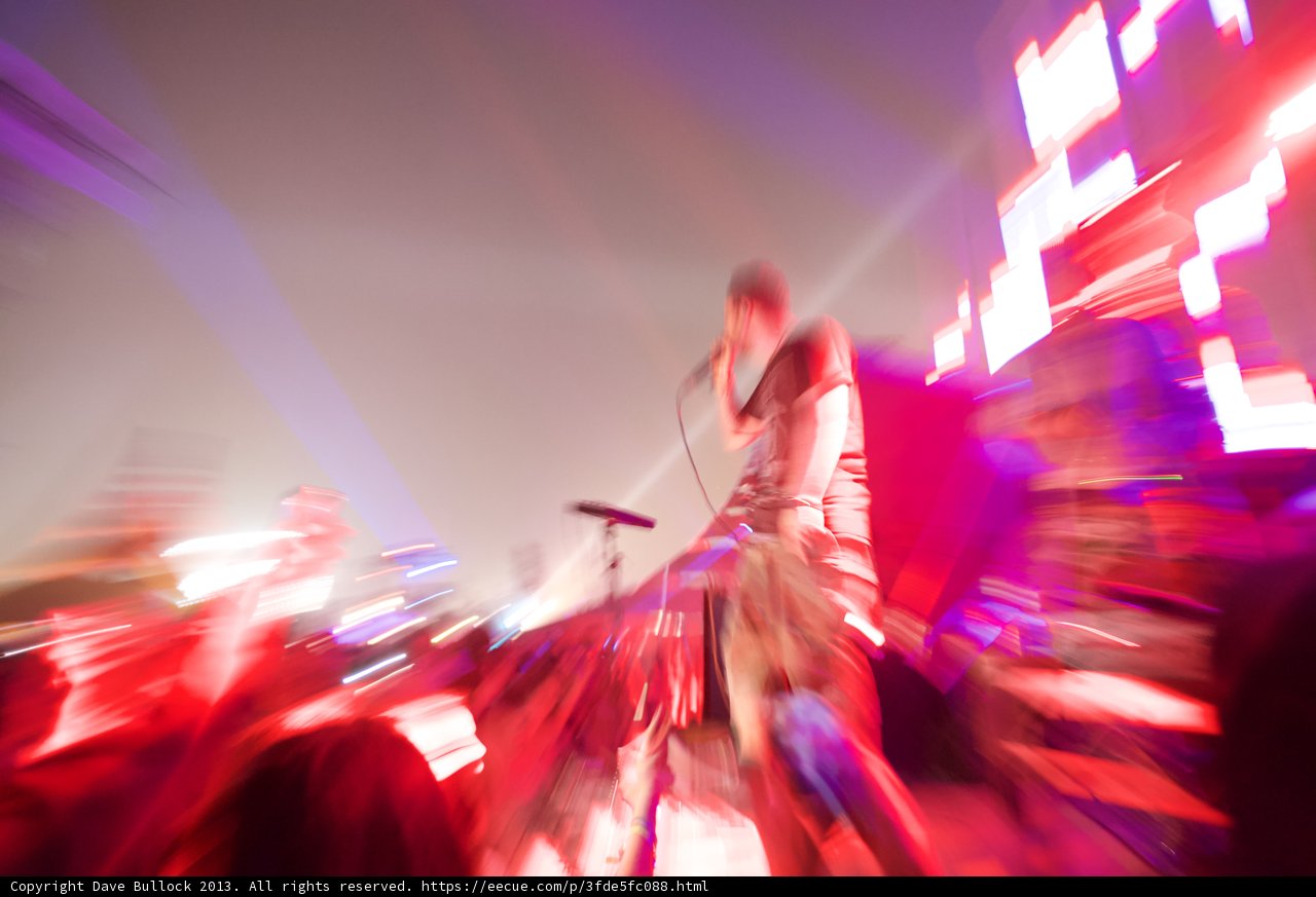 Blurred Performer at Coachella Concert