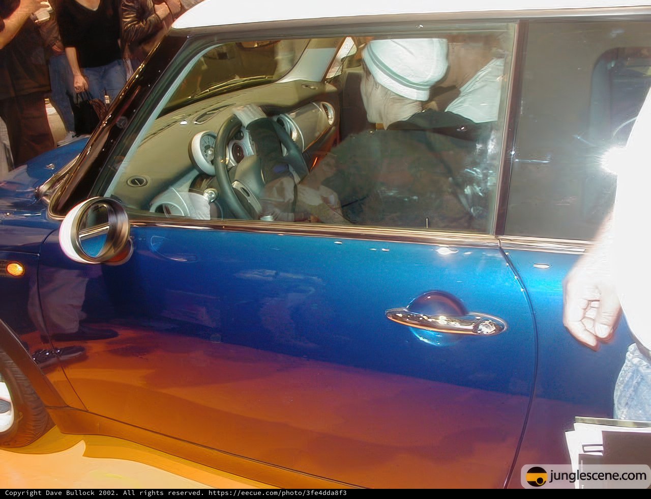 Cruising in a Blue Mini