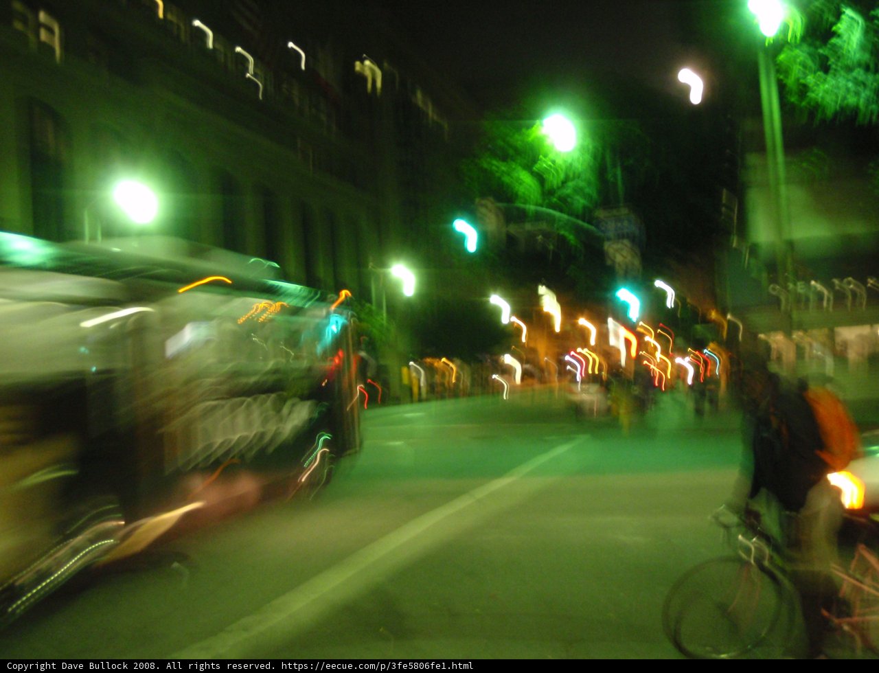 Blurry Night Ride