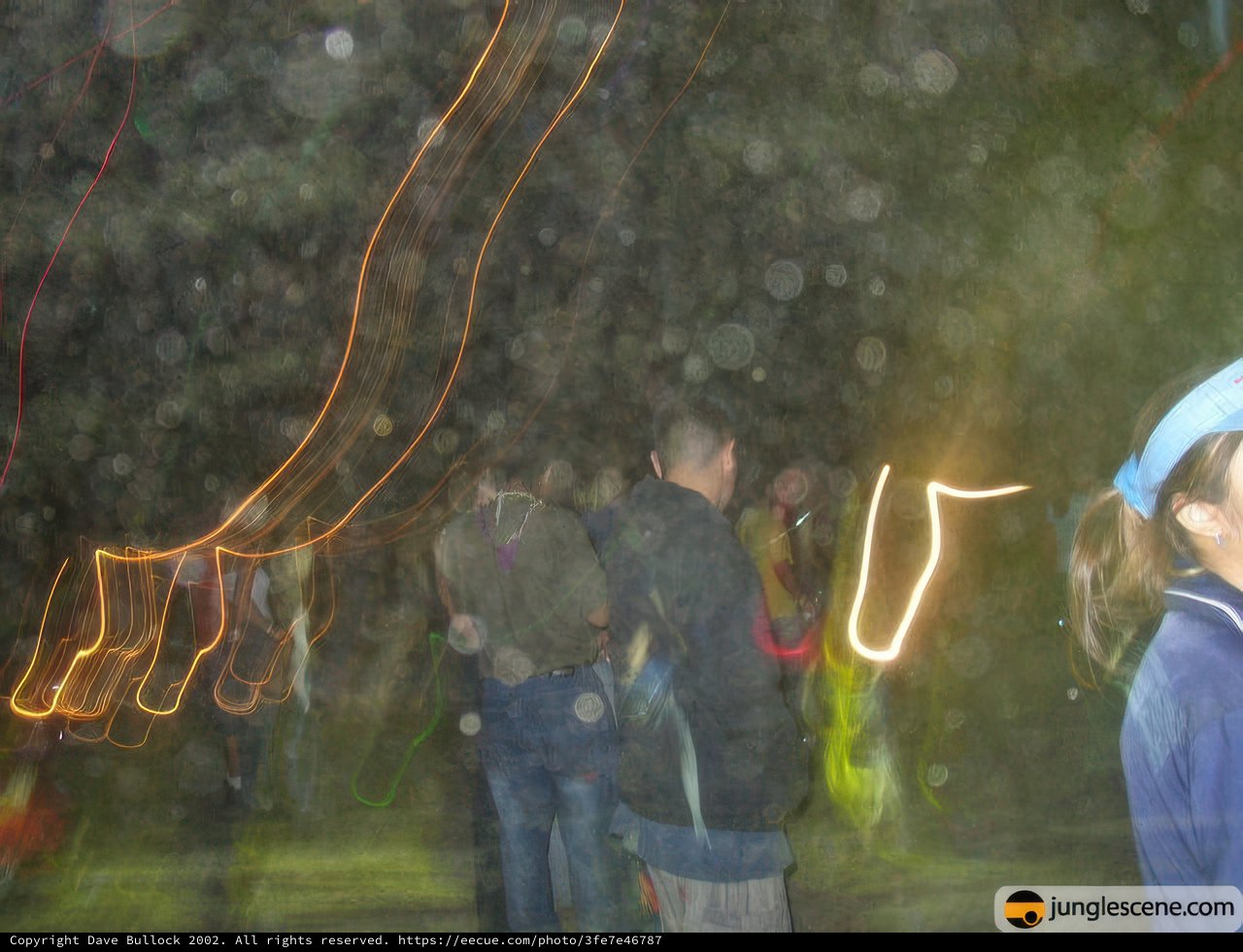Club-goers caught in Rain Shower