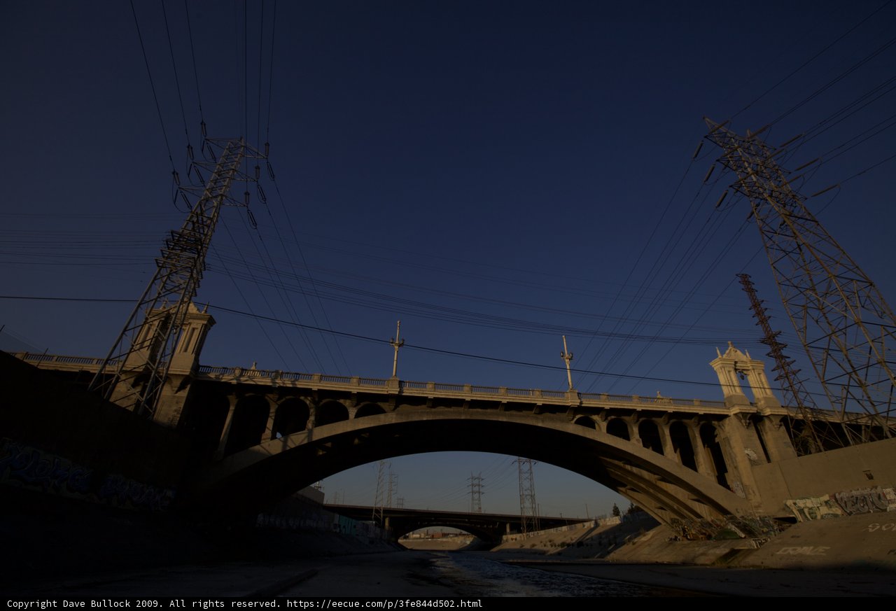 The Majestic LA River Bridge