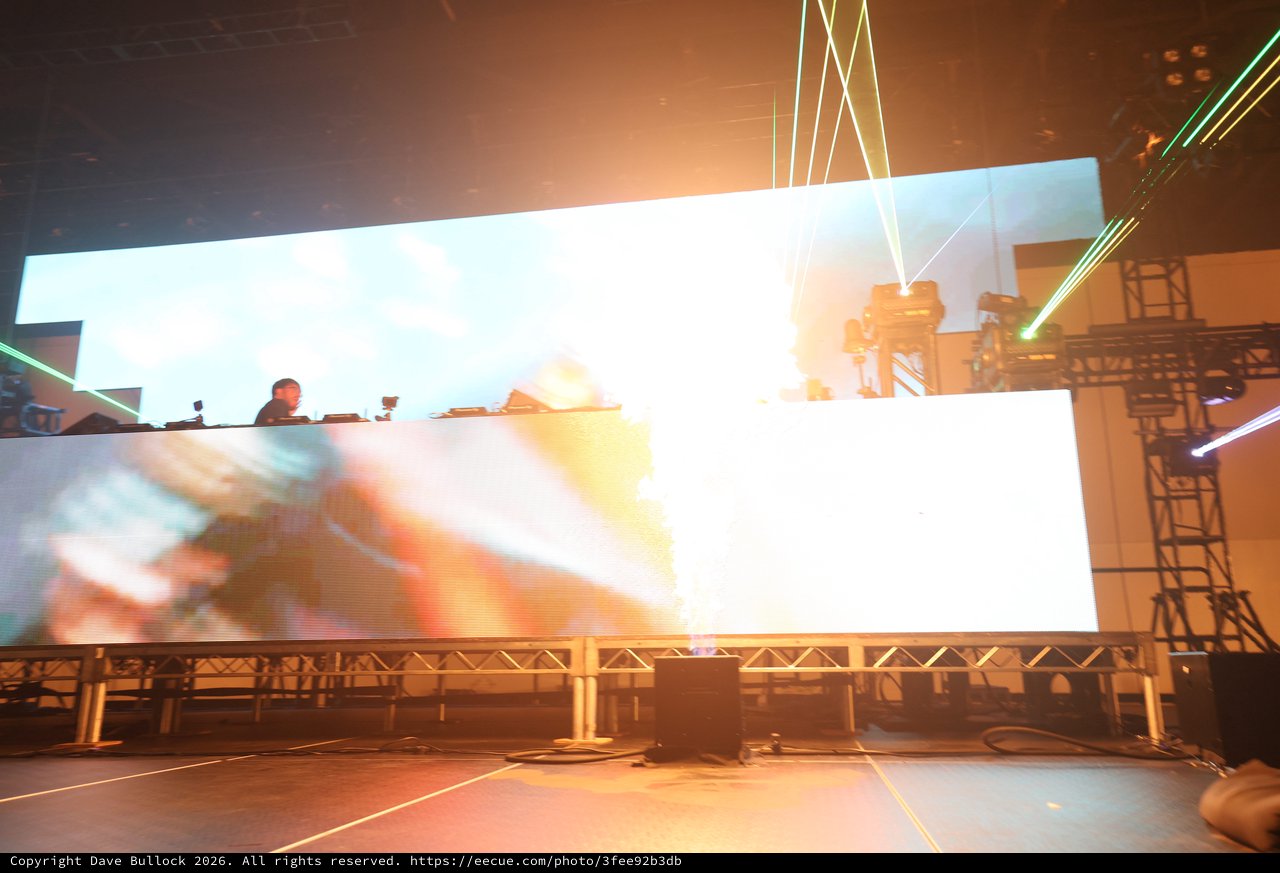 Laser Light Spectacle at Wobbleland 2026 Festival
