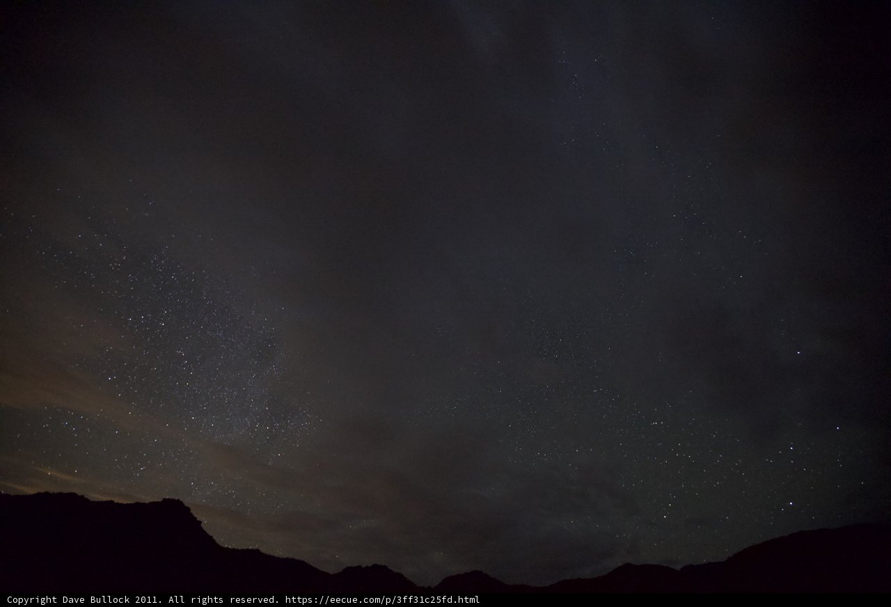 A Stellar Night in the Desert