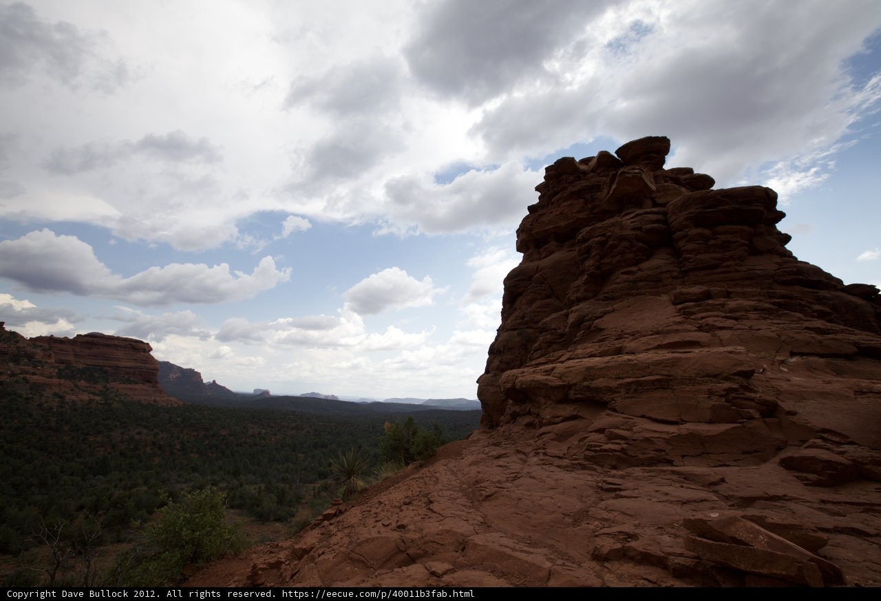 Majestic Red Rocks from Above