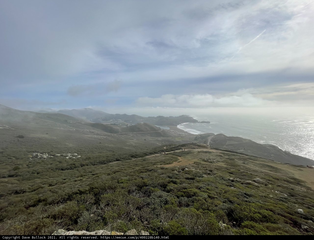 Majestic View of the Pacific Ocean from Marin Headlands