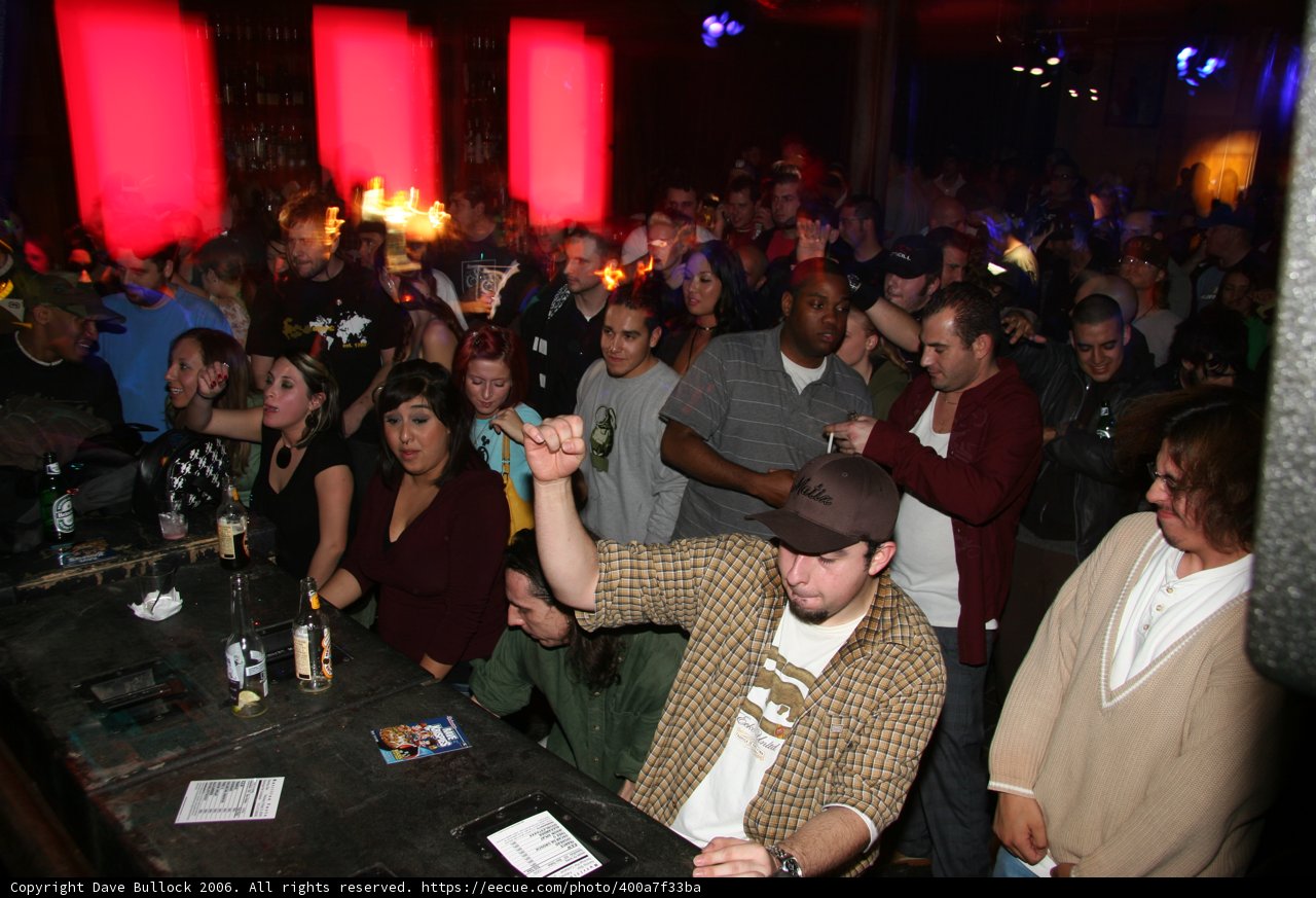 Partygoers in Nightclub