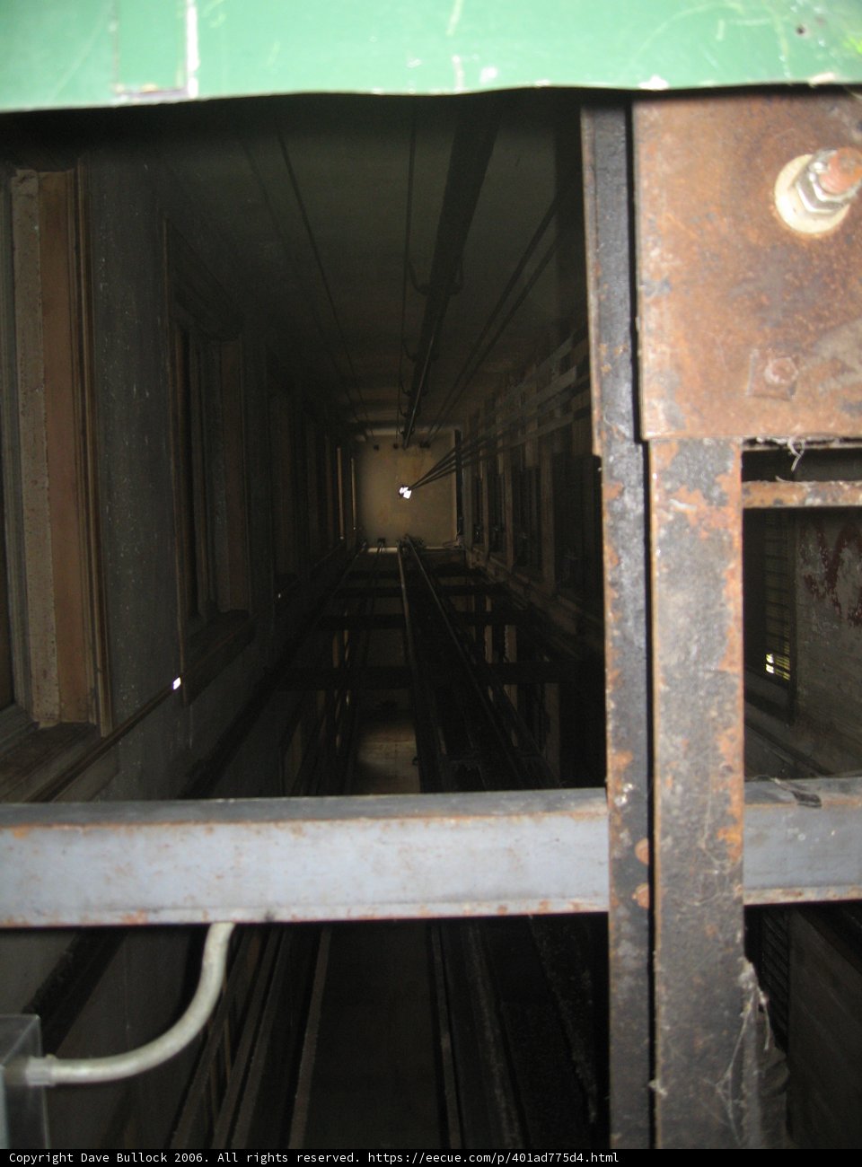Metal rail in a Terminal