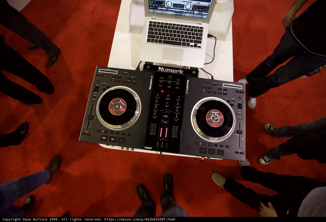 DJ Mixer in the Midst of Action
