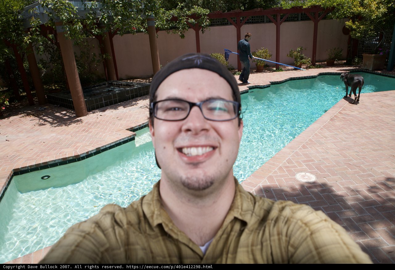 Selfie by the Pool