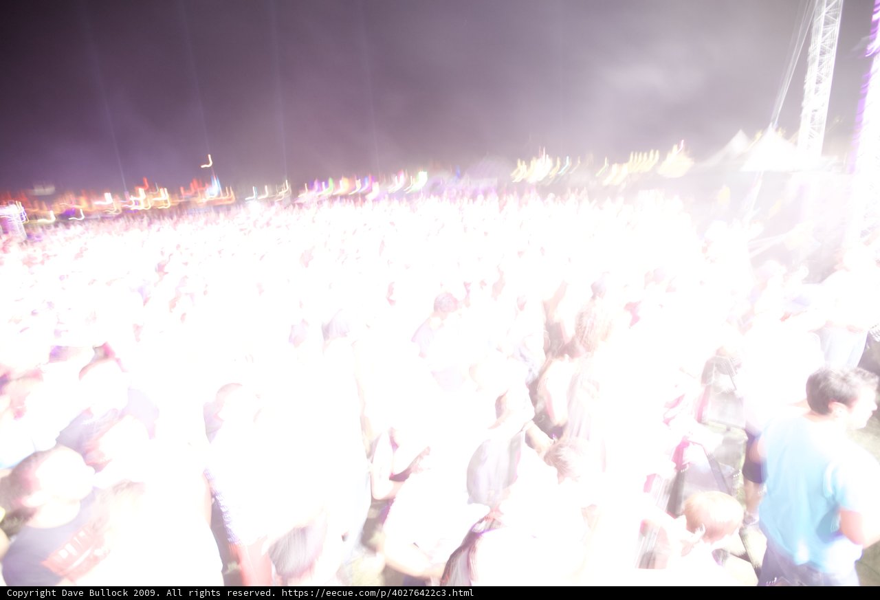 Blurry Excitement at Coachella 2009