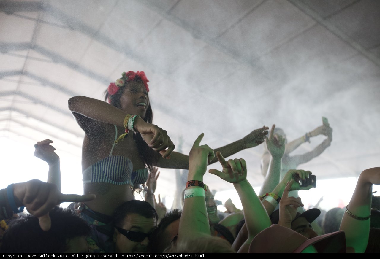 Bikini Babe Brings the Party to Coachella