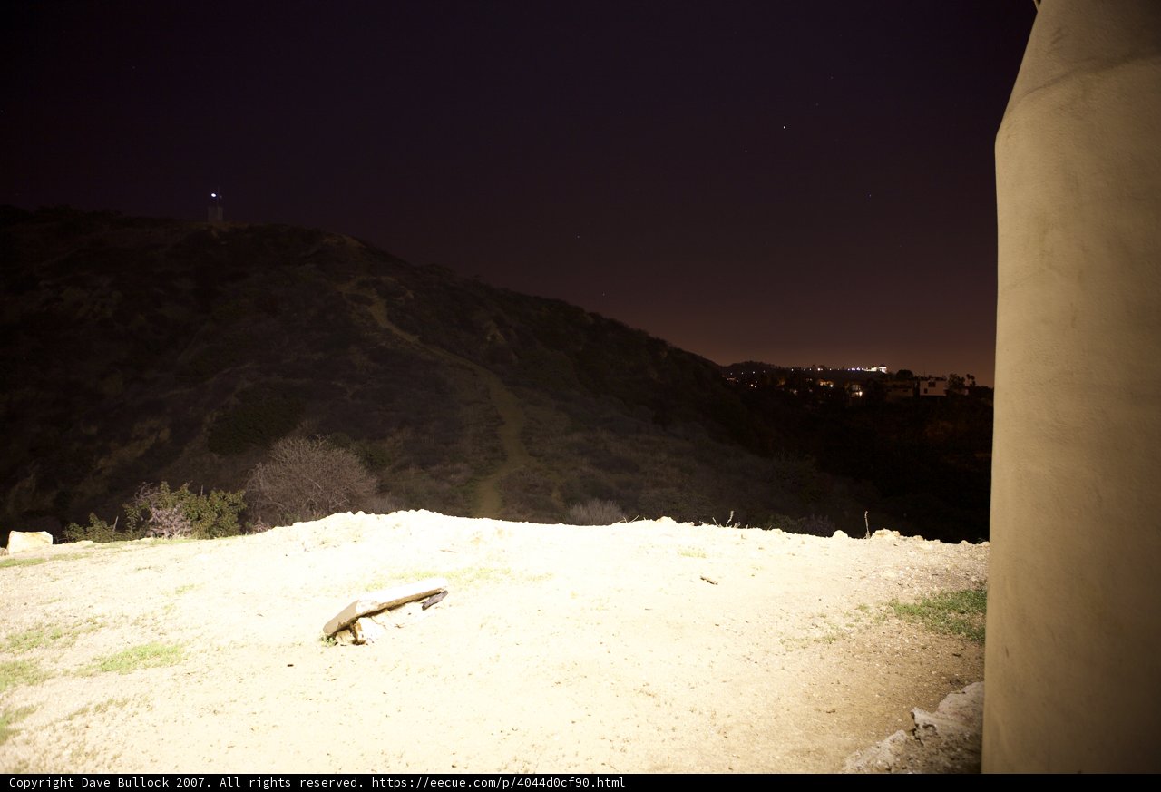 Nighttime Rest on the Hillside