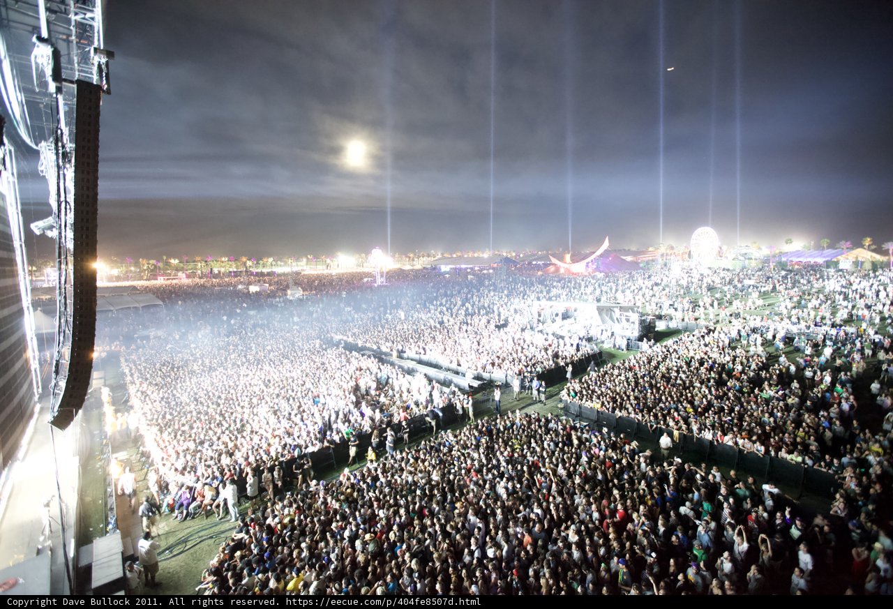 Coachella Concert Crowd