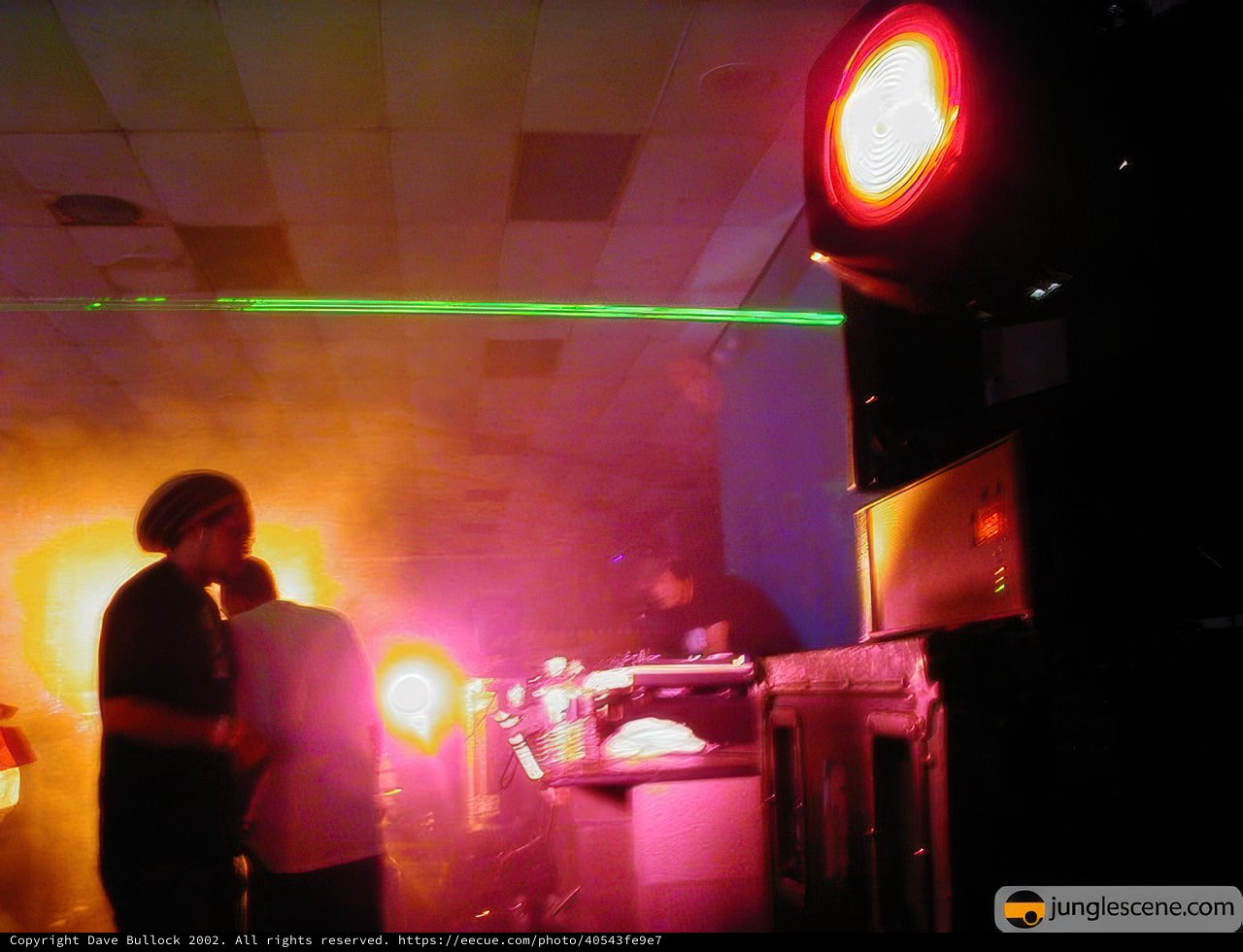 Nightclub Performance with Laser Lights
