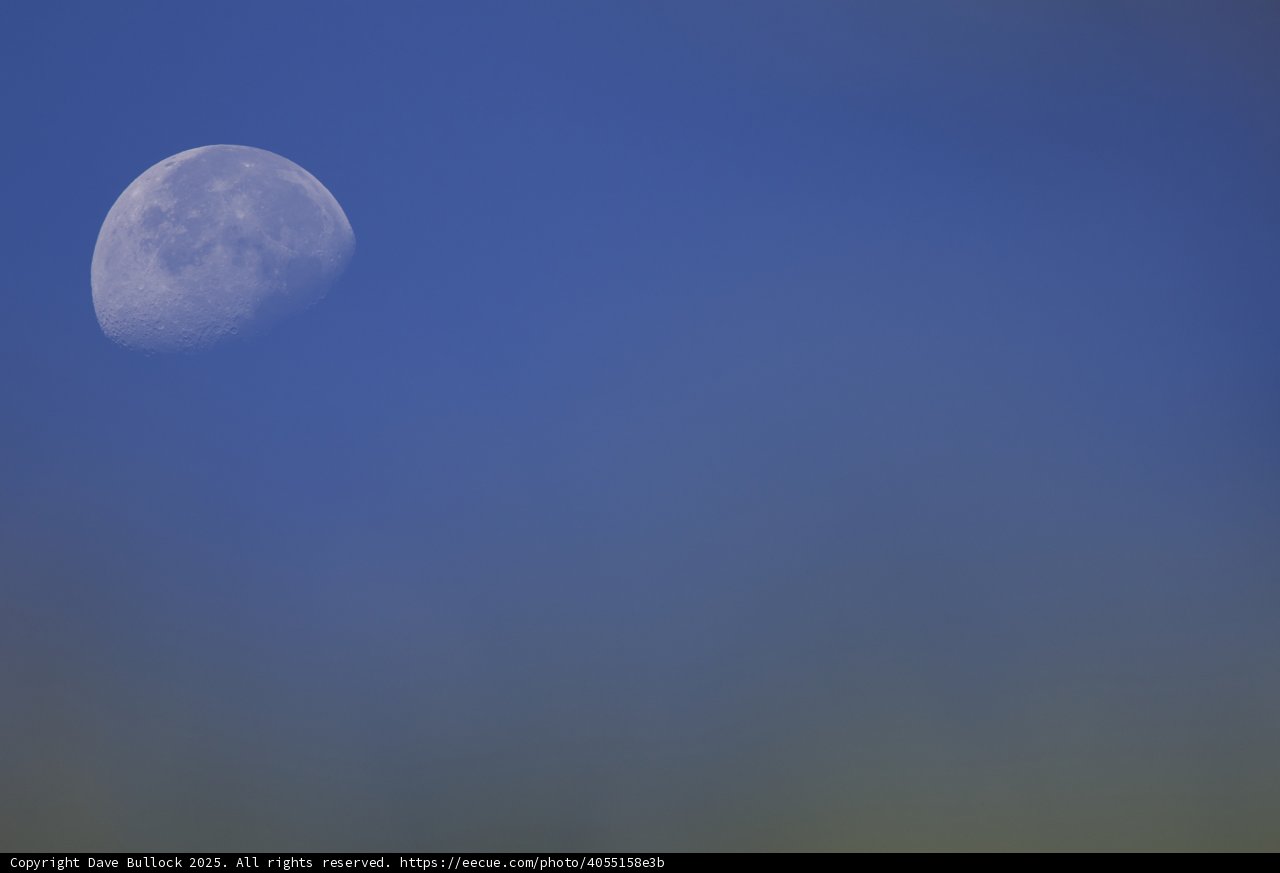 Lunar Serenity: Carmel Valley Night Sky