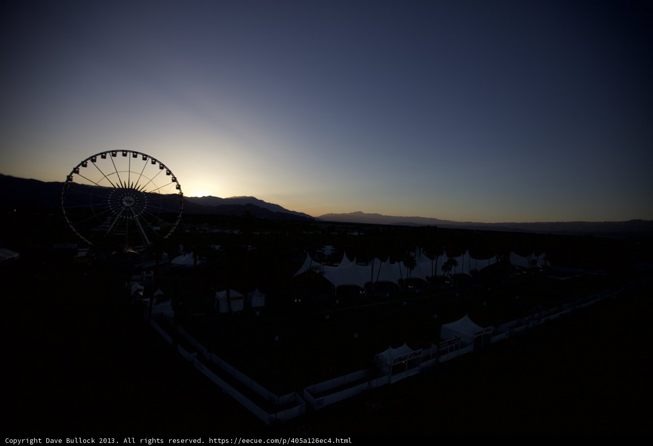 Ferris Wheel Silhouette at Sunset