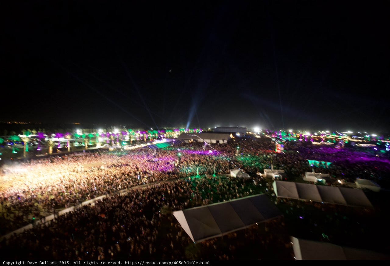 Nighttime Music Madness at Coachella