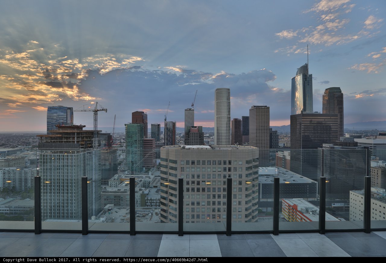 Urban Metropolis at Sunset