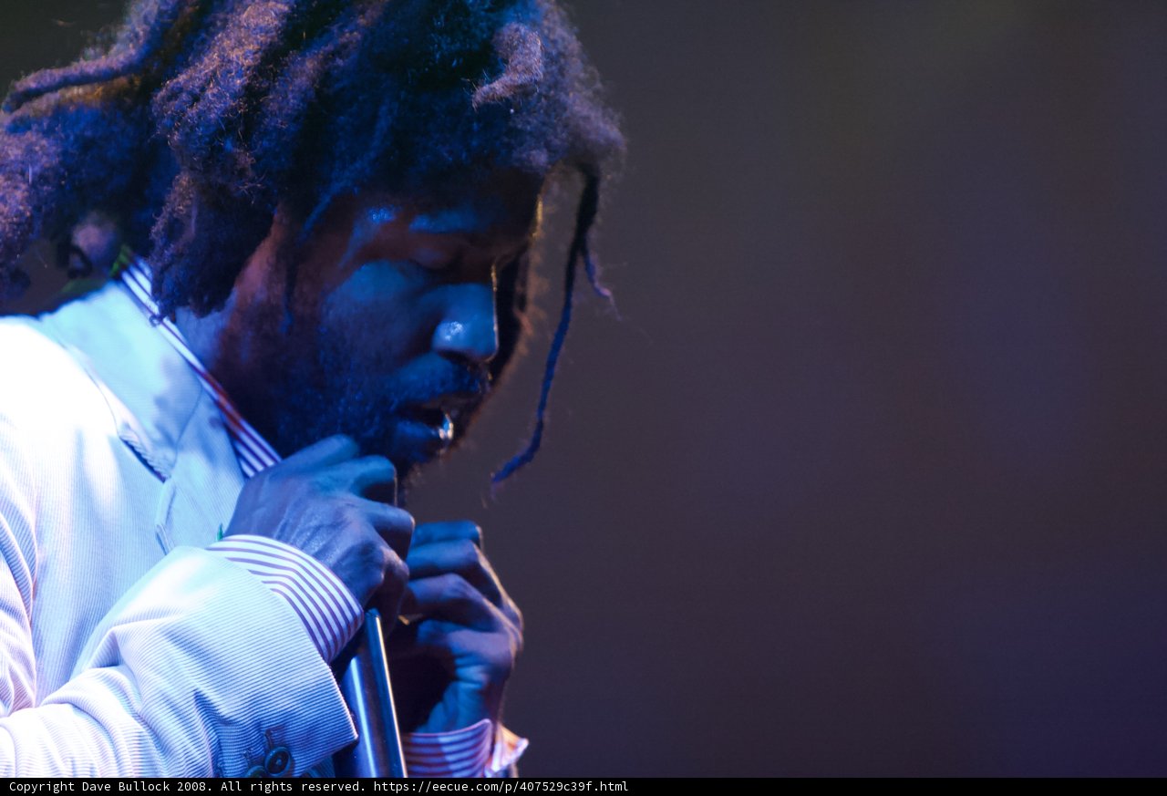 Dreadlocked Performer Rocks the Crowd at Coachella