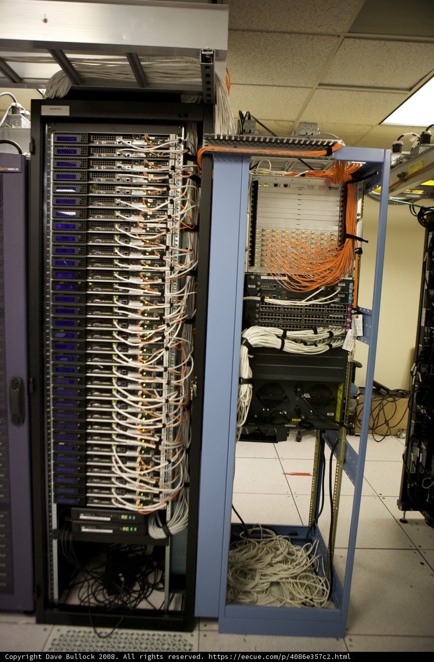 Room Filled with Powerful Servers