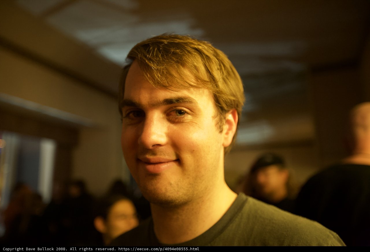 Happy Man in a Room