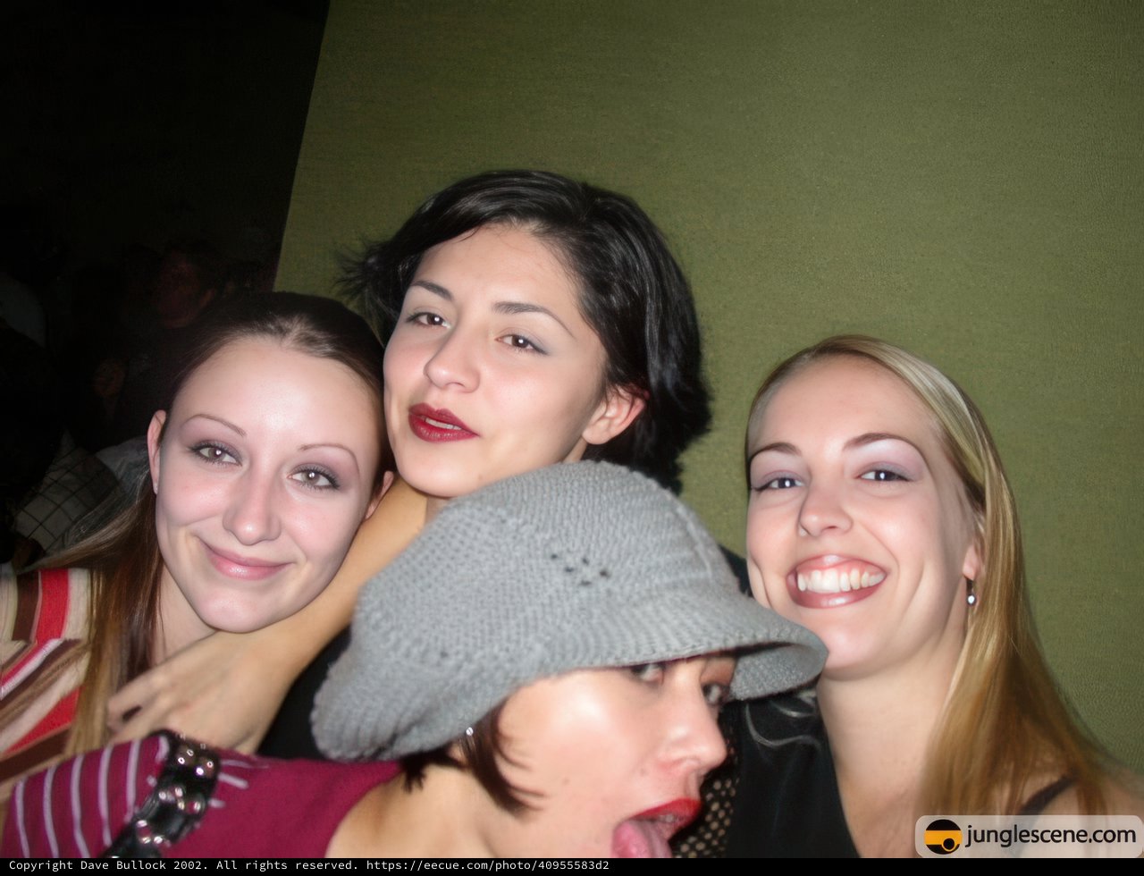 Three Women Strike a Pose
