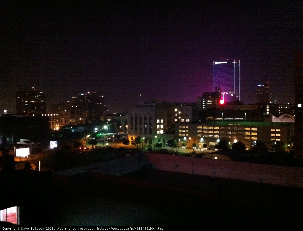 Purple City Nightscape