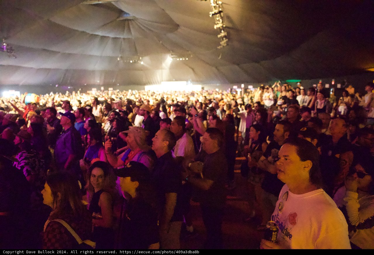 Under the Glow: A Vivid Night at Coachella 2024