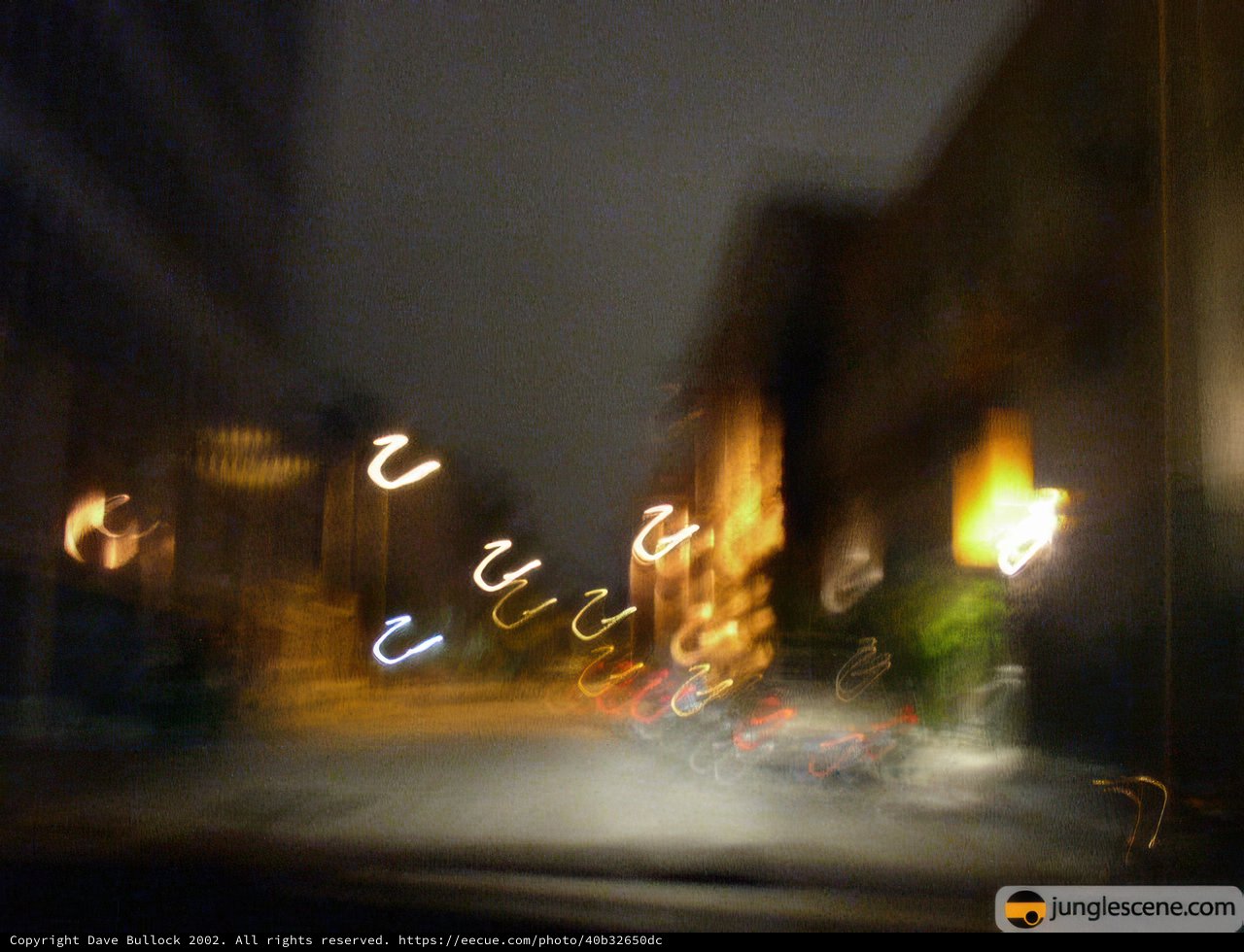 Blurry Metropolis Nightscape